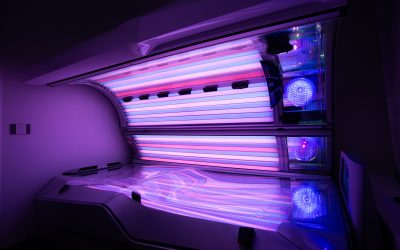 Solarium con lampade al collagene